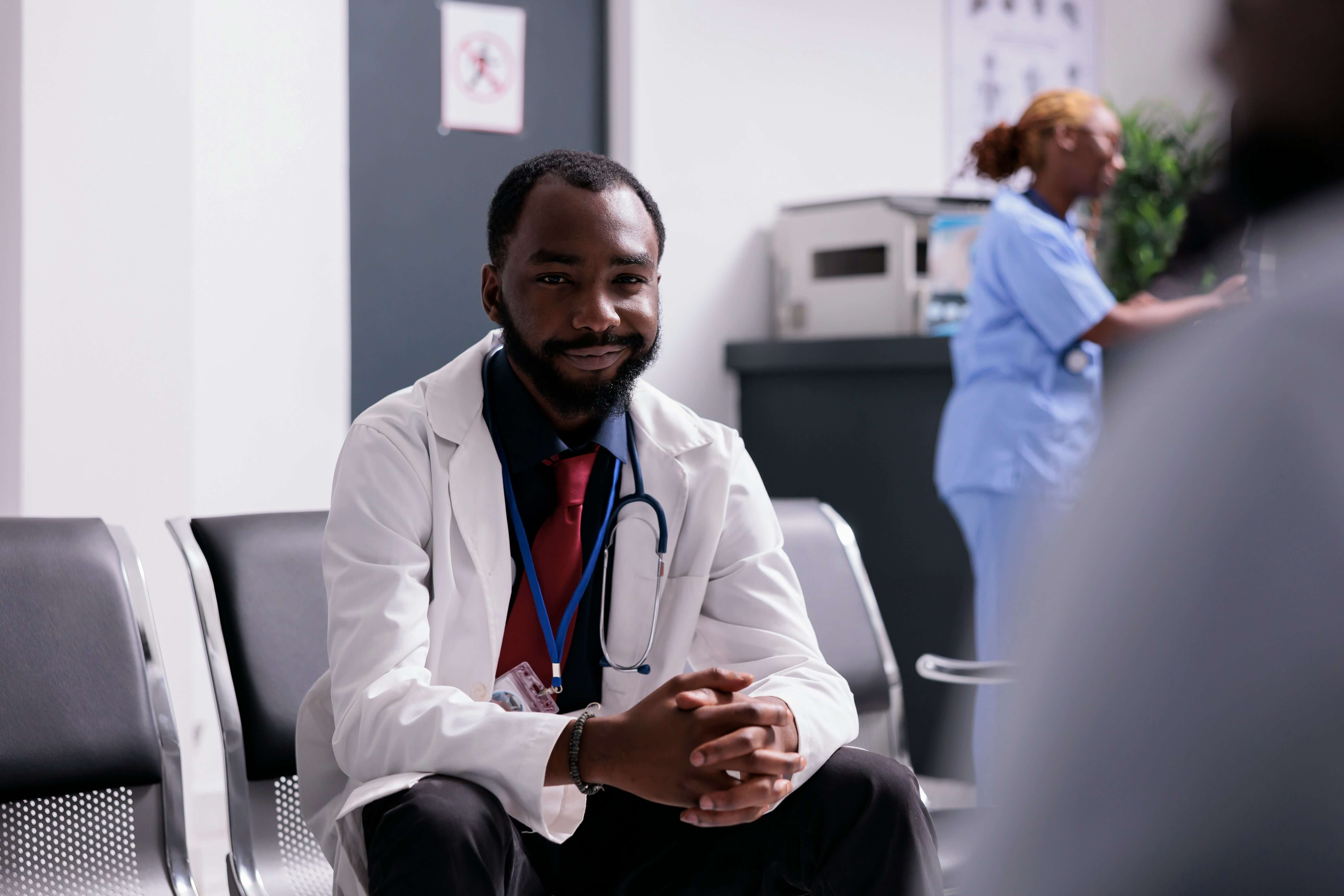 Doctor consulting with a patient